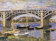 Claude Monet The Bridge at Argenteuil oil painting